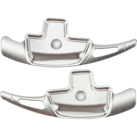 Extension de palette de changement de vitesse pour Mercedes-Benz, palette en alliage d'aluminium argentée, compatible avec les modèles BC, CLA, CLS, EG, GL, GLA, GLC, GLE, GLS, Metris, S, SL et SLC. (1/5)