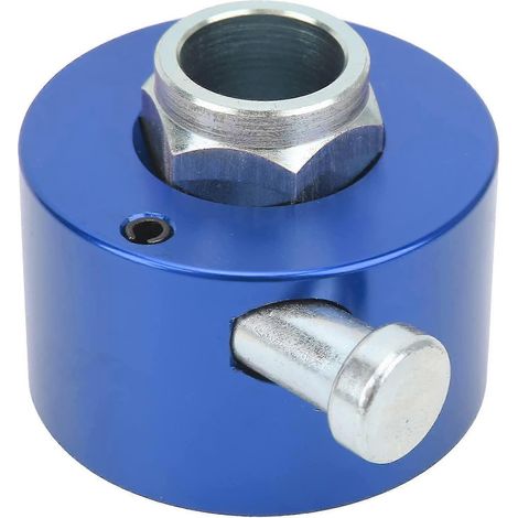 Démontage rapide du volant de voiture, axe de volant à démontage rapide avec bouton, moyeu de démontage rapide du volant (bleu) (1 pièce) (1/5)
