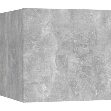 Maison Exclusive - Nachttisch Betongrau 30,5x30x30 cm Holzwerksto
