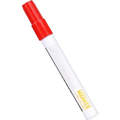 Tile Grout Repaire Marker 3mm Fine Tip pour Bathroom Kitchen Waterproof Quick Dry Grout Tile Pen For Ceramic Wood Glass Red (1/5)