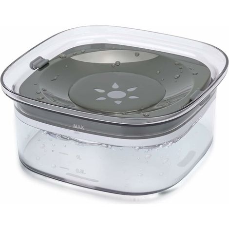 royaluxe - Gamelle Anti Éclaboussures Chien, No-Spill Gamelle d'eau pour Chien Anti Débordement Bol d'eau de Flottabilité pour Chien Gamelle Anti Goutte pour Chien de Voyage Grande Capacité -2L Transp (1/4)