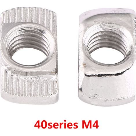 Hammerkopfmutter aus vernickeltem Kohlenstoffstahl für Aluminiumprofile, T-Nut-System (EU40 M419.58) (1/2)