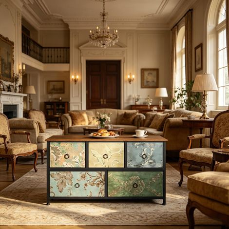 Eleganter Garderobenschrank für die Eingangshalle – Aufbewahrungsmöbel mit Schubladen, modernes und funktionales Design, ideal für den Flur