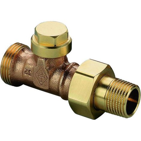 HEIMEIER Racor de retorno R 1/2 Racor x G 3/4 Rosca exterior, 0404-02.000