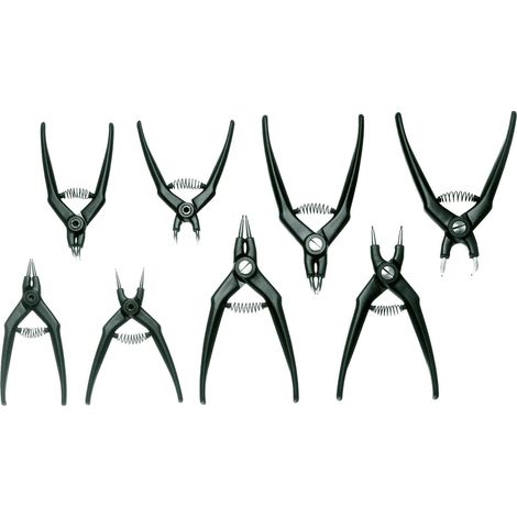 HAZET Jeu de pinces à circlips 1845/8 ∙ Nombre d'outils : 8 (1/3)