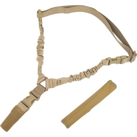 Multifunktionaler, verstellbarer Schultergurt für Outdoor-Schießen und Jagen, sandfarben (1/5)