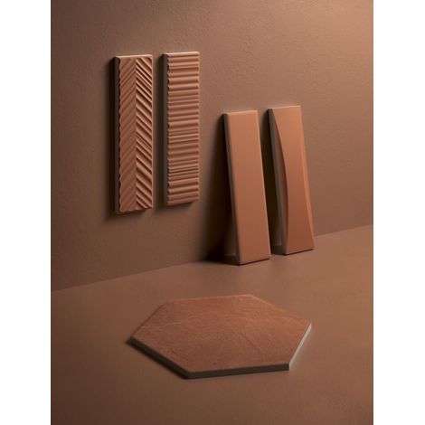 Carrelage Relief DUST Terrae 5x20cm Line Mate (1/2)