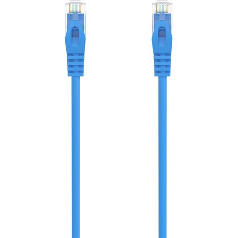 Cable de red UTP CAT6a 0.50 M Azul (1/4)