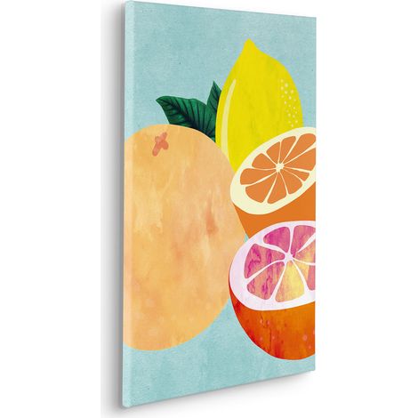 Komar Canvasbild Mint and Lemonade - 60 x 40 cm - Bild auf Keilrahmen - Modern (1/2)
