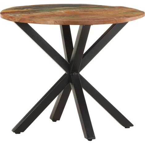 Table d'appoint et bout de canapé - Table Café 68x68x56 cm Bois de récupération massif BV260941 - BonneVie (1/5)
