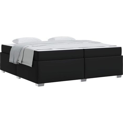 Maison Exclusive - Struttura del letto Nero 200 x 200 cm PVC (1/5)