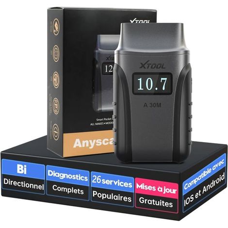 Outil de Diagnostic Automobile - XTOOL - A30M - OBD2 - 26 Fonctions - Compatible 150 Marques