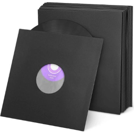 10Pcs Disque Sac Disque Vinyle Manchon Kraft Paper Standard Storage Outer Vinyle Rangement de Disques (1/5)