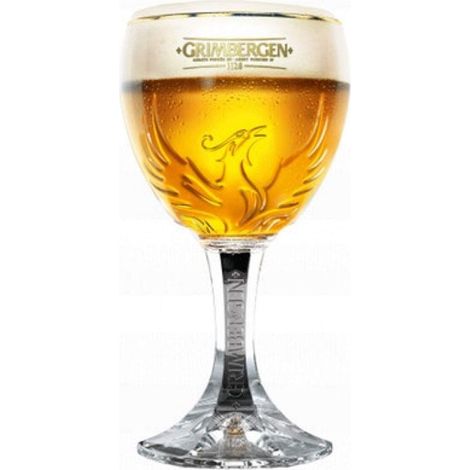 Grand verre Grimbergen - 50 cl - Verre à bière belge - Neuf