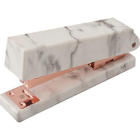 Agrafeuse rose doré, fournitures scolaires, agrafeuse moderne, agrafeuse de bureau, agrafeuse classique-12.5x3x6.5cm-Rose Golden