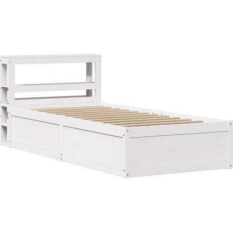 Maison Exclusive - Estructura de cama con cabecero madera pino bl (1/5)