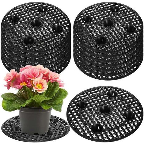 15 pièces plante Level pot Elevators plastique Potted plante Stands jardinière Risers extérieur Deck sol protection (1/5)