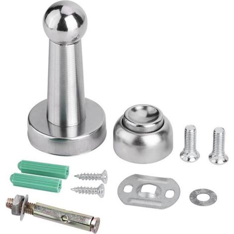 Tope magnético para puerta, tope de puerta de acero inoxidable (1/4)