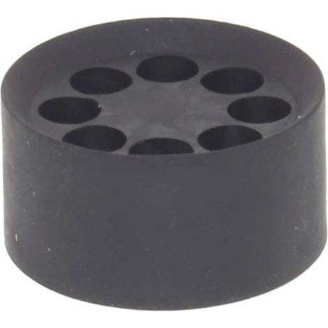 Wiska 10102744 MFD 40/08/070 Inserto di tenuta antiurto, con antistrappo M40 Plastica Nero (RAL 9005) 25 pz.