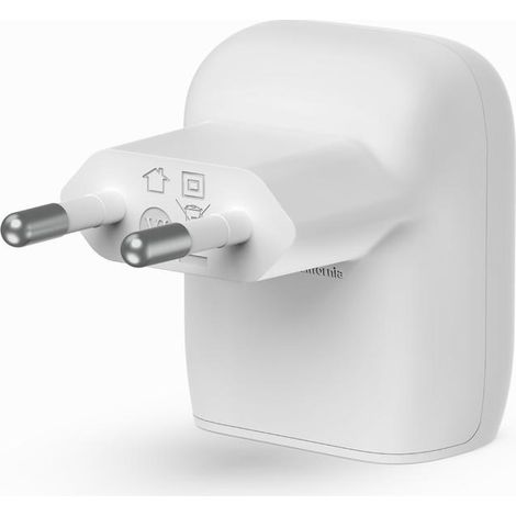 Belkin WCA006VF1MWH.B6 Caricabatterie per dispositivi mobili Smartphone Bianco AC Ricarica rapida Interno (1/5)