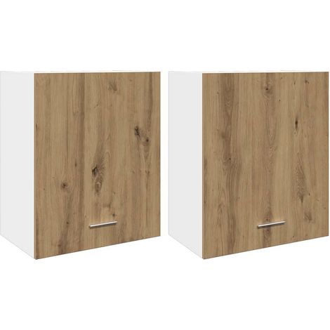 Maison Exclusive - Mobili Pensili “Lyon” 2 pz Artigianale 50x31x60 cm