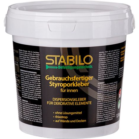 Stabilo Styroporkleber RM13 1,5kg Dispersionkleber, Montagekleber, Korkkleber