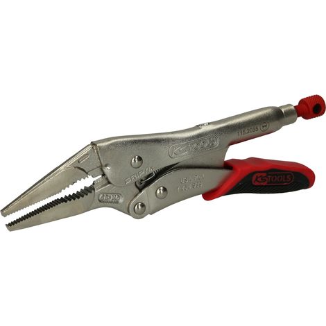 KS Tools 115.2035 Langbacken-Gripzange mit Easy-Release,60mm,L=205mm (1/3)