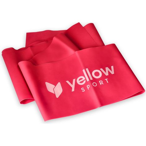 Banda de resistencia yellowFLAT band - roja, resistencia 2-4 kg (1/2)