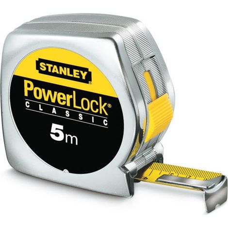 Stanley Bandmass Powerlock Kunststoff 5m/25mm - 1-33-195