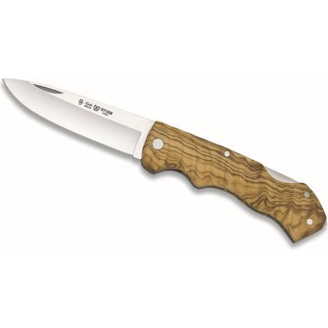 Navaja Storm 203 Miguel Nieto de 19 cms, con hoja de acero de 8,5 cms y mango de Madera de olivo