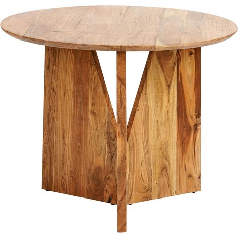 Esstisch ARRAN Braun 100 cm 100 cm Akazienholz