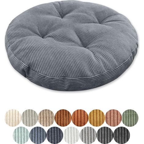 Coussin de siège rond 30 cm d'épaisseur 6 cm 1 pièce, coussin de sol rond, coussin de siège, housse de chaise, coussin de chaise, rembourrage, housse pour salon, bureau, salle de conférence