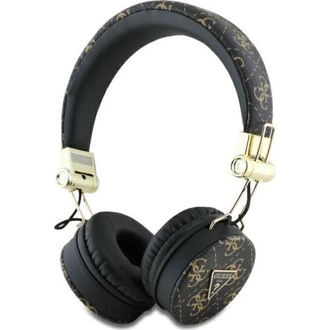 Cuffie circumaurali Bluetooth Guess ENC 4G, nere (1/4)