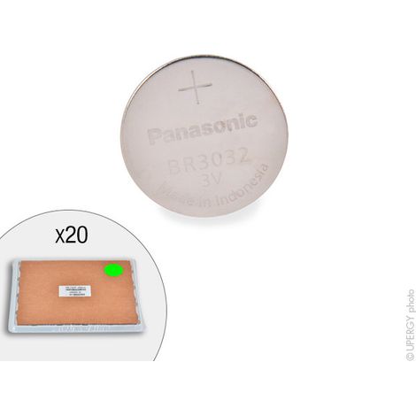 Panasonic - Pile bouton lithium BR3032/BN PANASONIC 3V 500mAh (1/4)