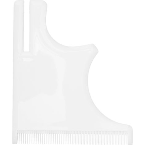 Guide de Forme pour Barbe - Outil de Styling Blanc pour Tracer Ligne de Cou et Contour (1/5)