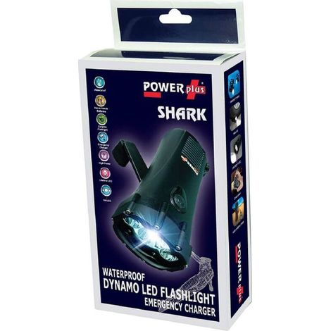 Lampe torche dynamo étanche 1W LED – Chargeur GSM – Éclairage jusqu'à 8h – Étanchéité jusqu'à 10m – Mécanisme non bruyant – Eqwergy (1/5)