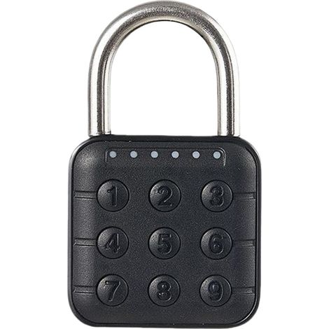 Cadenas à Code à 6 Chiffres Réinitialisable pour Extérieur - Serrure Numérique pour Bagages,Bureaux et Casiers (1/5)