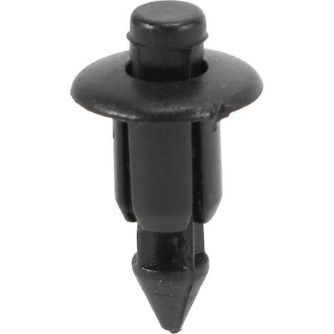 50 rivets en plastique noirs de 6 mm pour la fixation des panneaux de carénage de motos Honda et Yamaha - HHY (1/5)