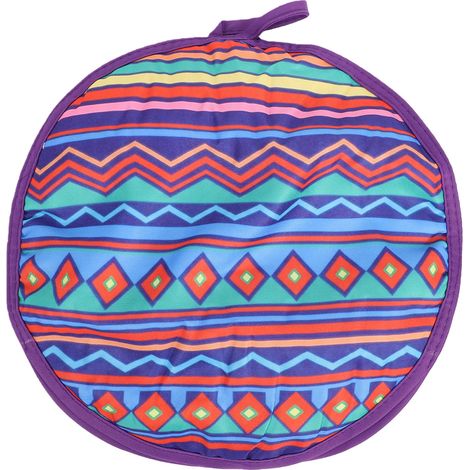 Pochette chauffante pour tortilla, tissu chauffant au micro-ondes pour Tacos, Pita, gaufres, pique-nique de fête (1/5)