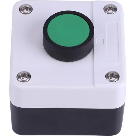 Bouton-poussoir Vert Résistant aux Intempéries, Bouton-poussoir, Dispositif de Commande à un Bouton, pour Ouvre-porte de Garage à Entraînement (Bouton monté en saillie) (1/5)