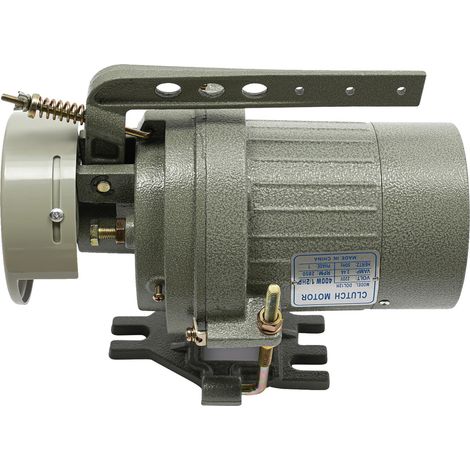 Motor eléctrico para máquina de coser, 400 W de potencia, estándar UE, gris. (1/2)