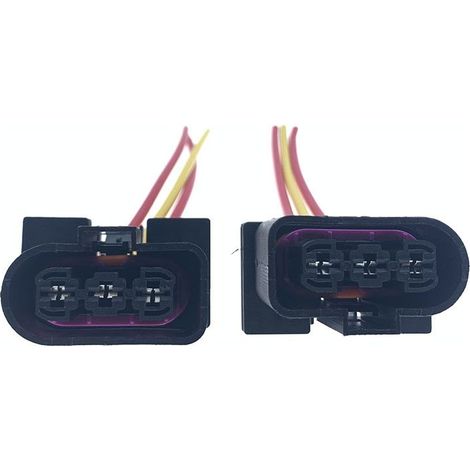 Compatible avec les prises pour ventilateurs électriques BYD G3, G3R, G5, G6, L3, Yuan Tang S2, Song S6, S7 et Song MAX -- JB1218-3P