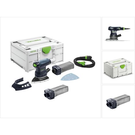 Festool DTS 400 REQ-Plus lijadora delta 250 W 100 x 150 mm ( 576064 ) + systainer + SB-Longlife RTS/DTS/ETS bolsa para polvo ( 201693 ) (1/5)