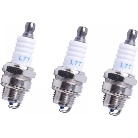Candele d'accensione compatibili per motosega e tosaerba, modello NGK BPMR7A, 3 pezzi, sostitutive di Hus-qvarna, Champion, Bosch (1/3)