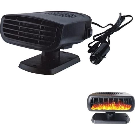 Sbrinatore Auto Scaldino 12V Stufa Furgone 200W Riscaldatore Termoventilatore