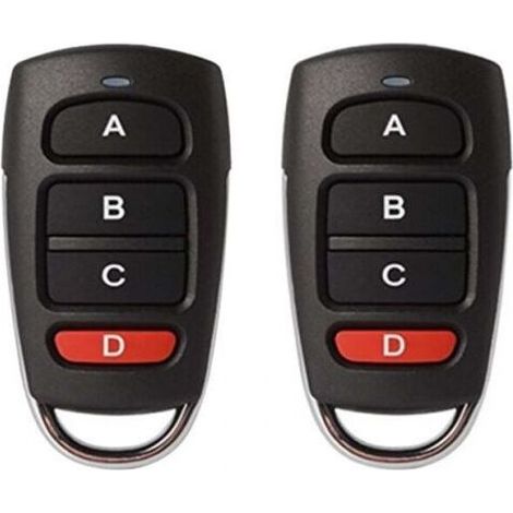 2PCS(68.3x35.7mm)433mhz Universal Gate Remote Control, Universal Gate Remote Control, Wireless Cloning Duplicator (1/4)