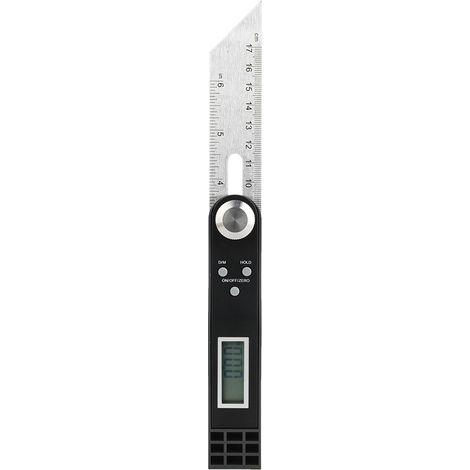 Digitaler T-förmiger Aktivitätswinkelmesser, Winkellineal, 0360° digitaler Goniometer aus Edelstahl (1/5)