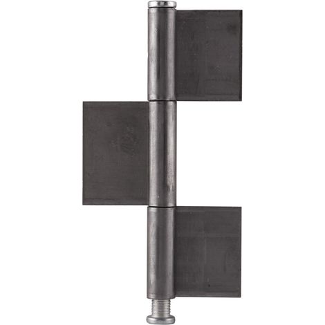 Konstruktionsband 3-teilig 230 x 50 x 4 mm, Stahl blank (1/3)
