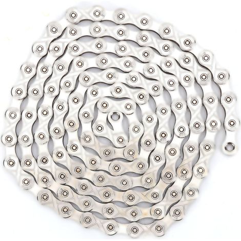 Chaîne de VTT en acier inoxydable antirouille, accessoire pour vélos 10/30 vitesses (1/5)