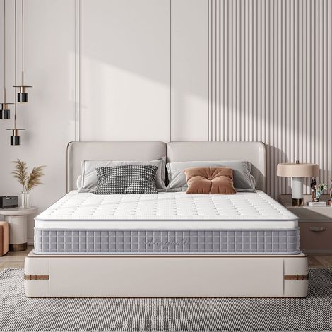 Matelas Boxtop Nova Hybrid Mémoire Ressorts 7 Zones 25cm 160x200 (1/5)